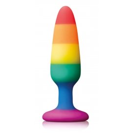 Plug en silicone Rainbow 10 x 2.8 cm