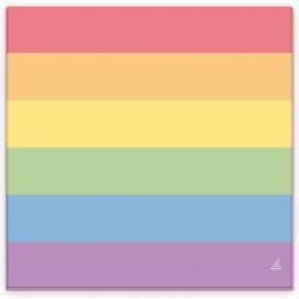 Serviettes en papier Rainbow x20