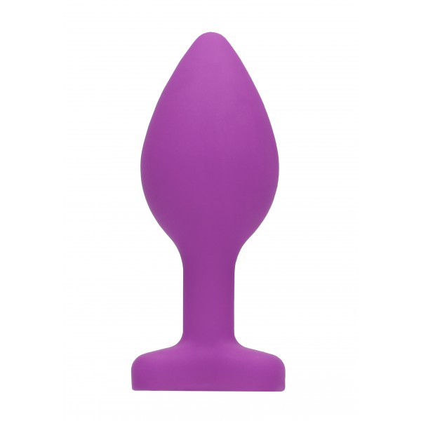 Tapón Bijou Corazón Anal Violeta 6 x 2,8 cm