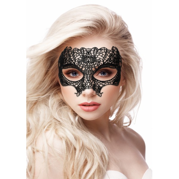 Spitzenmaske Princess Schwarz