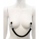 Nipple clamps with leather cord