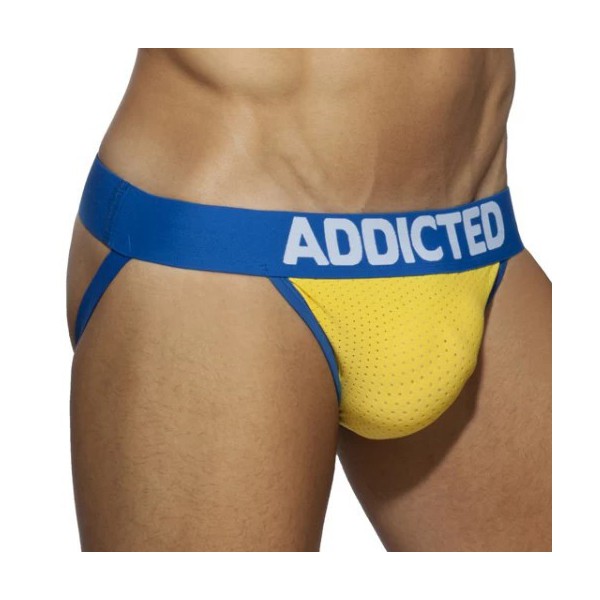 Jockstrap Dick Up Yellow