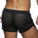 Pocket Rocky Shorts Black-Red