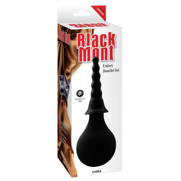 Black Mont anal shower 2 tips