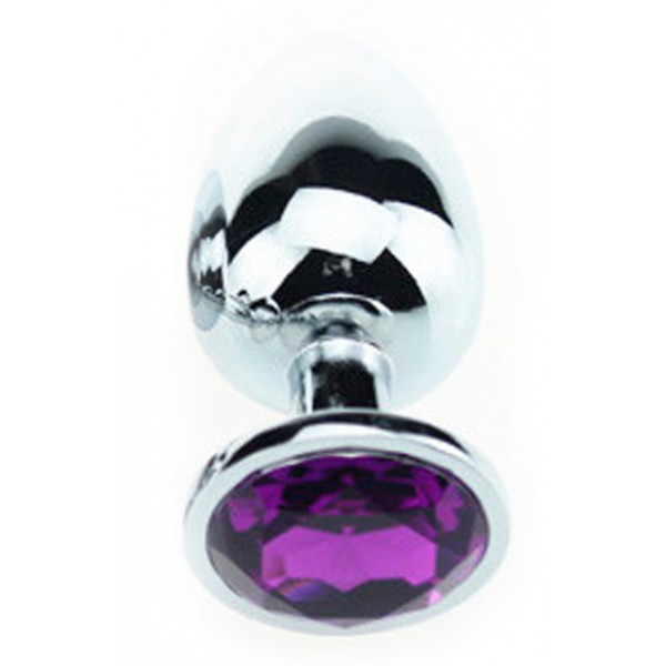 Schmuckstecker Strass Violett - LARGE 8 x 4cm