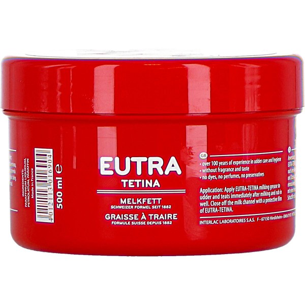 Eutra Tetina 500 mL de gordura de ordenha