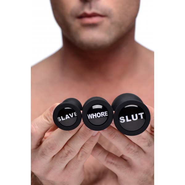 Dirty Words 3 plugs kit