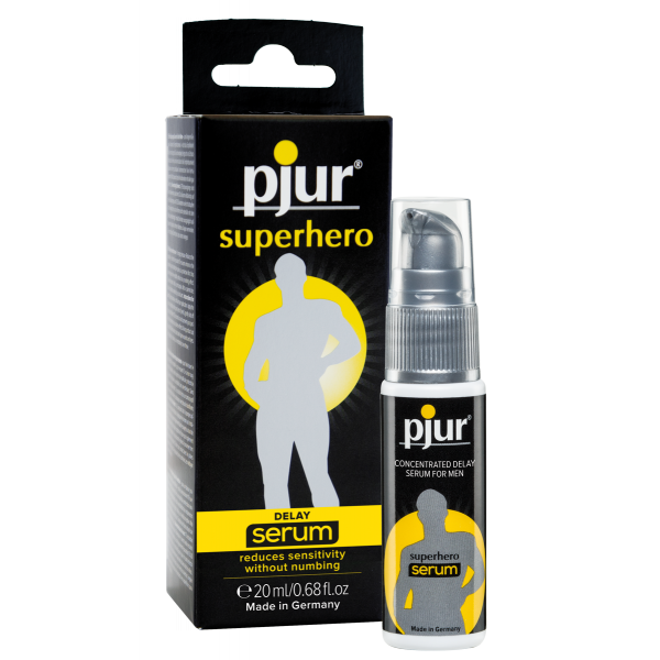 pjur Superhero concentrated delay Serum for men 20 ml (0,68 fl.oz)