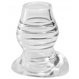 Master Series Plug Tunnel Cock Dock Clear 9 x 6.5 cm