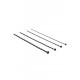 Pack of 4 Spiral Screw urethra rods 30 cm - Diameters from 3 to 6mm