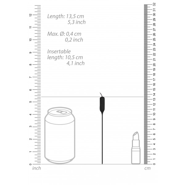 Rod for Silicone vibrating urethra 10.5cm - 4mm