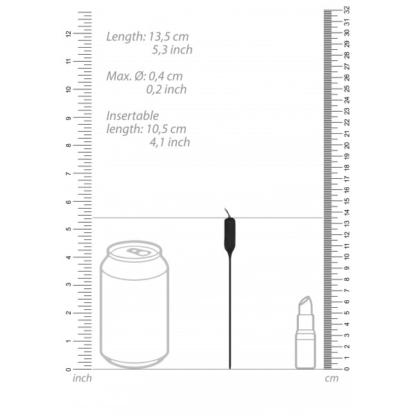 Schaft für Vibrierende Meter Silikon 10.5cm - 4mm