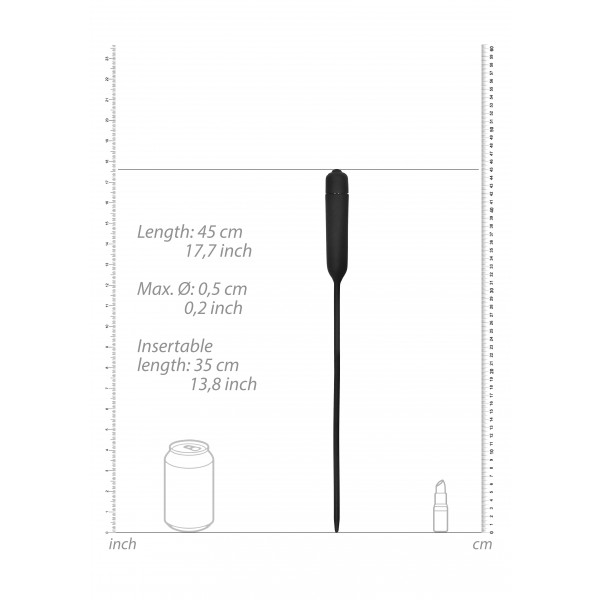 Varilla de Uretra Vibrante 35cm - Diámetro 5mm