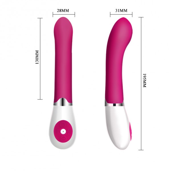  Daniel pink vibrator - 19.5 x 3.1 cm