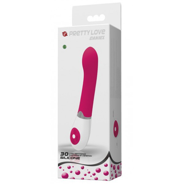  Vibrador rosa Daniel - 19,5 x 3,1 cm