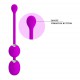 Werner Vibrating Geisha Balls Purple - 3.4 cm