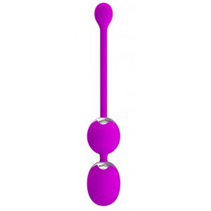 Pretty Love Werner Vibrating Geisha Balls Purple - 3.4 cm