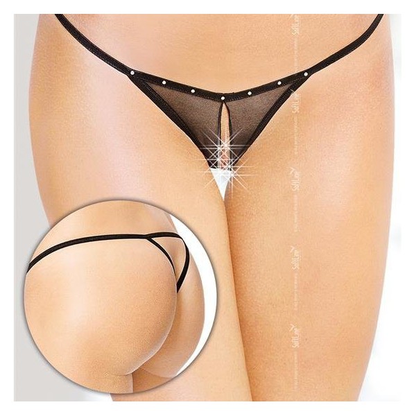 Klara Open Thong - Preto