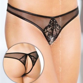 Softline Vladlena Open Tanga - Black