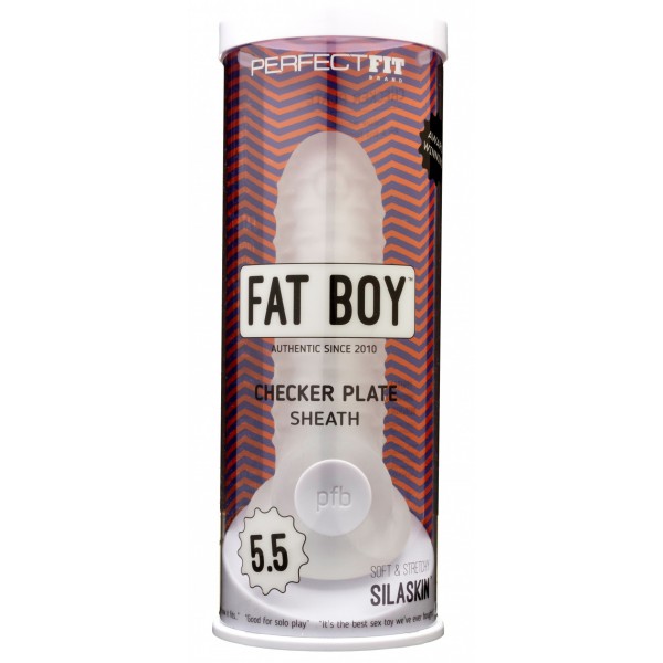 Gaine à pénis Fat Boy Checker Plate 14cm