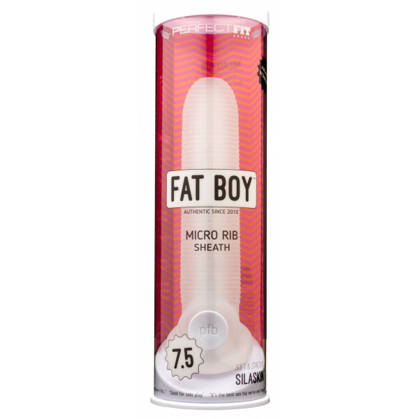 FAT BOY Micro Rib penis sheath 19 cm