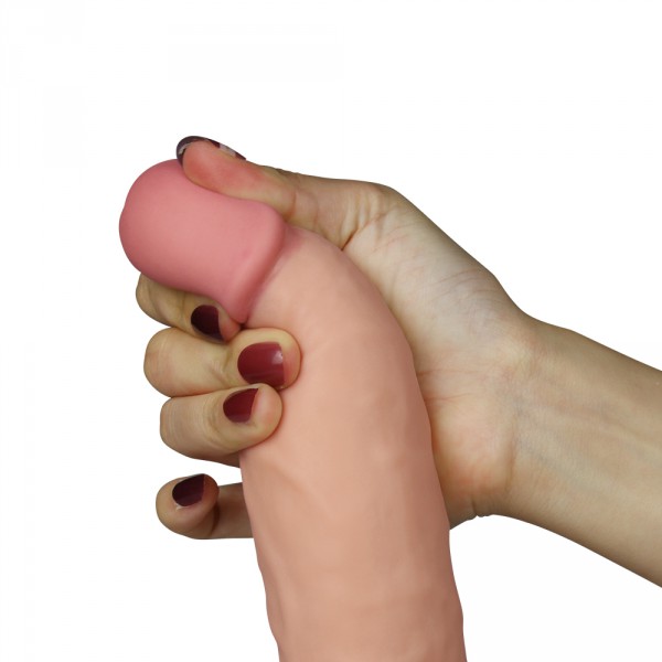 Dildo vibrante ultra morbido 16 x 4,5 cm