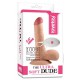 Dildo vibratório ultra macio 14 x 4 cm