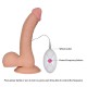 Vibrating dildo Ultra Soft Thick 17 x 4.5 cm