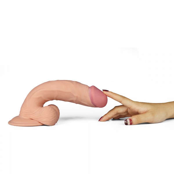 Ultra Soft Vibrierender Dildo 18 x 4,2 cm