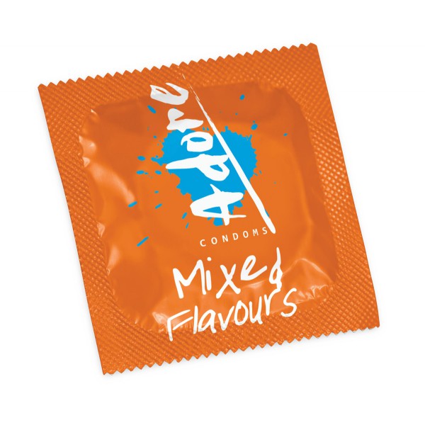Preservativos com sabor sortido x 12