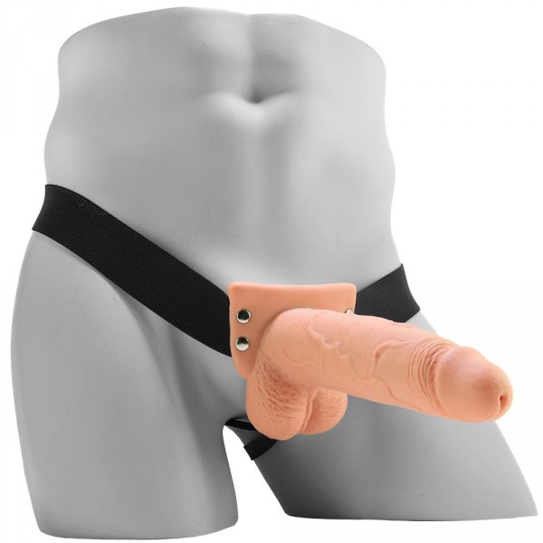 Strap-On Squirting Gürtel-Dildo 17 x 5 cm