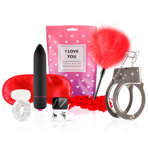 Set of 7 I Love You sextoys