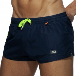 Addicted Racing Side Navy Swim Shorts