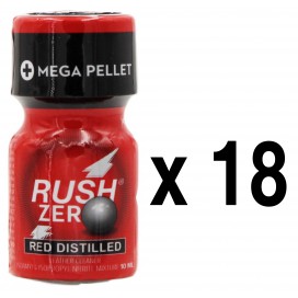  RUSH ZERO Rojo Destilado 10mL x18