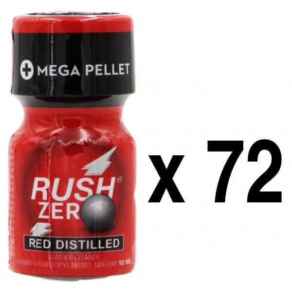  RUSH ZERO Red Distilled 10mL x72