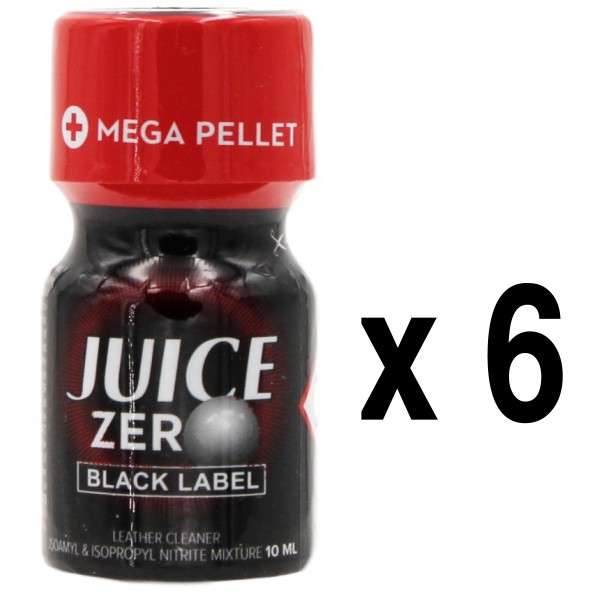 JUICE ZERO Zwart Label 10ml x6