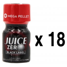  JUICE ZERO Etiqueta Negra 10mL x18