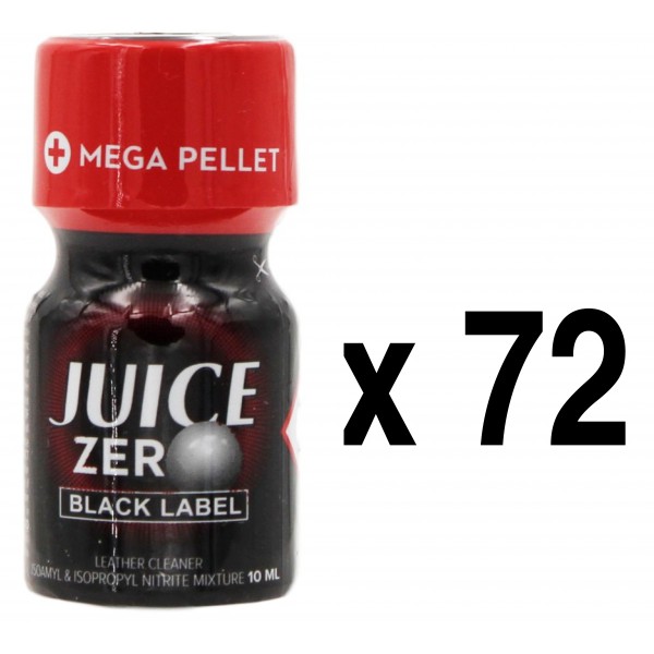 JUICE ZERO Zwart Label 10ml x72