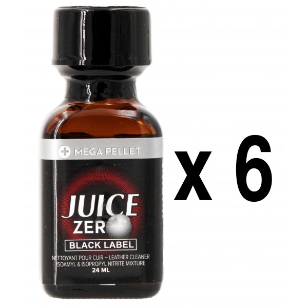 JUICE ZERO Zwart Label 24ml x6