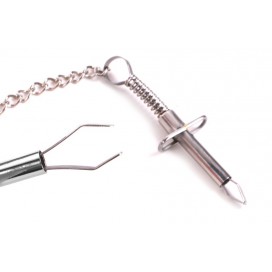 Kiotos Grabber nipple clamps with chain