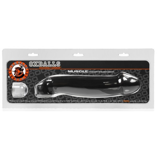 Cintura per il pene Muscle Oxballs 24 x 5 cm Nero