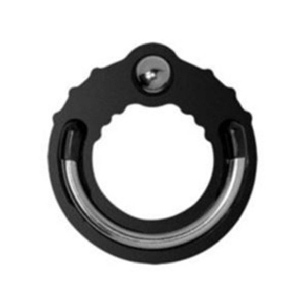 Cockring Silicone Holeshot preto