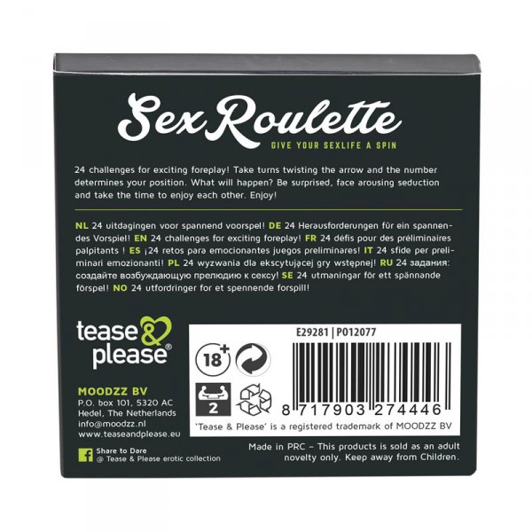 Sex Roulette Foreplay Spiel