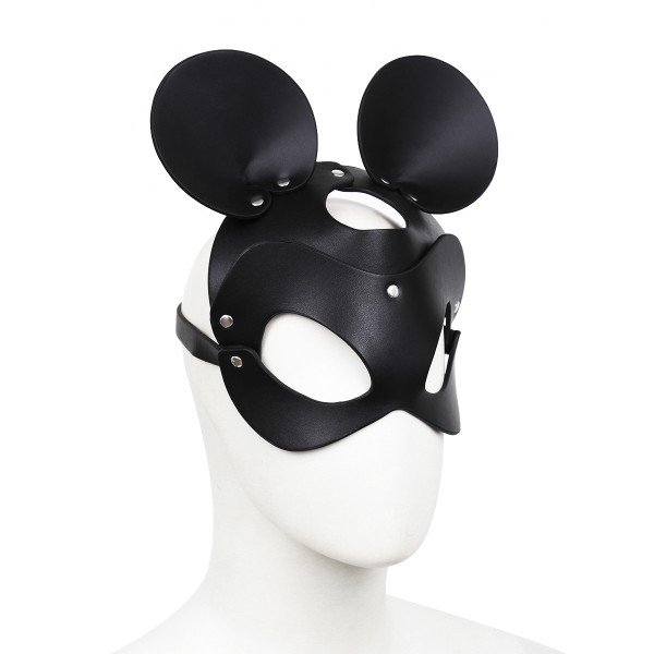 Mask with Black Mouse Face