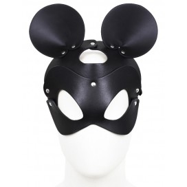 Maschera con volto di topo nero