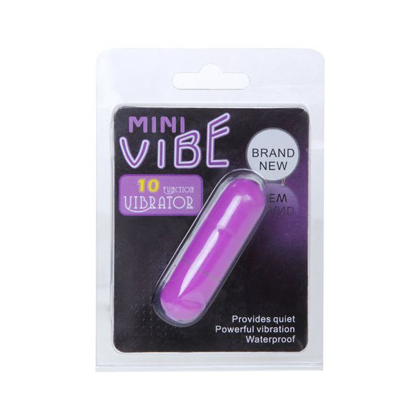 Mini Vibro 10 functions 6cm Purple