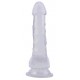 Transparante Hi-Rubber Dildo 14 x 3.6 cm