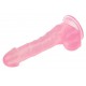 Roze Hi-Rubber Dildo 14 x 3,6 cm