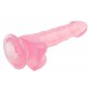 Dildo Rosa Hi-Rubber 14 x 3,6 cm