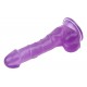 Violet Hi-Rubber Dildo 14 x 3,6 cm